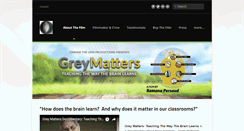 Desktop Screenshot of greymattersdocumentary.com